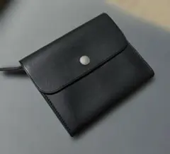 MHL. レザー 財布 ウォレット ブラック美品のサムネイル