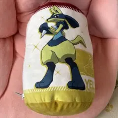 ポケットモンスター 円柱型クッション　黄色いルカリオ リコ&マスカーニャ・ロイ