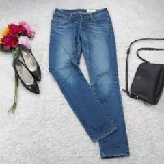 H199*SHIPS シップス☆デニム☆パンツ☆ジーンズ☆青ブルー☆M