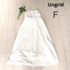 アングリッド【F】 キャミワンピース バックオープン ポコポコ素材 裏地あり