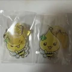 しずくちゃん アクリルめじるしチャーム　ハニーちゃん×2