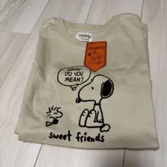 値下げ！！！PEANUTS スヌーピー 半袖Tシャツ ベージュのサムネイル