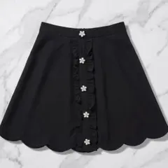 Ank Rouge パールボタンスカラップスカートのサムネイル