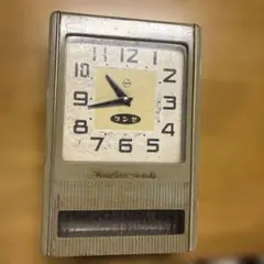 National ゼンマイ式 掛時計 レトロ