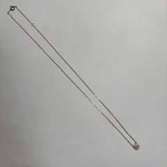 K18WGネックレス ダイヤ 18金ホワイト 40.3㎝ 1.5g A750 - メルカリ