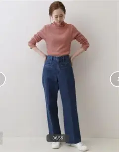 スローブイエナ　ウール針抜きリブタートル