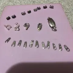 シルバーアクセサリーパーツセット　925刻印
