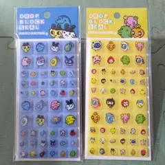 新品未開封★たまごっち☆ドロップブロックシール 2点セット★タイルシール