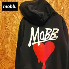 MOBB フード付きパーカー トレーナー 黒 Lサイズ 完売品 MOBB モブ パーカー M