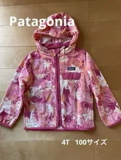 Patagonia バギーズジャケット 花柄系　4T 100サイズ