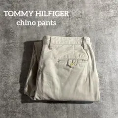 TOMMY HILFIGERトミーヒルフィガー32×35チノパンベージュ古着