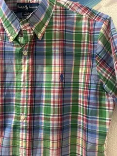 【美品】Ralph Lauren 半袖チェックシャツのサムネイル