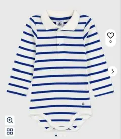 プチバトー　衿つき長袖ボディ