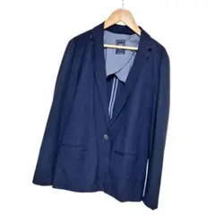 GAP ギャップ リネン混 テーラードジャケット インディゴ ブルー サイズ6のサムネイル