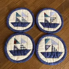 (新品・未使用)ハンドメイド　パッチワークコースター