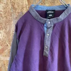 AE9266 Gym master長袖トレーナー パープル メンズ L ポス