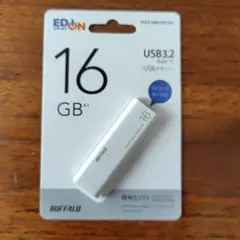 BUFFALO USBメモリ 16GB RUF3-WBE16G-WH