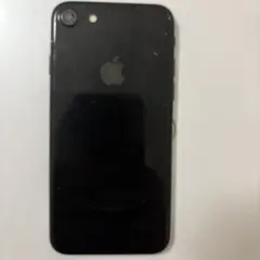 Apple iPhone 7 ブラック　カメラレンズ割れあり、