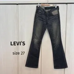 【日本製】リーバイス ブーツカット デニムパンツ 27 M フレア ローライズのサムネイル