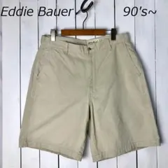 90s～ Eddie Bauer クラシック チノハーフパンツ 33 オールド