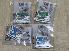 ポケモン30周年　メタルチャームマスコット　4個セット