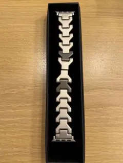 Apple Watch10用 シルバーリンクブレスレット 約20cm