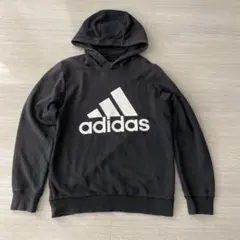 adidas 黒パーカー　Sサイズのサムネイル