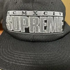 SUPREME 刺繍ロゴ キャップ ブラック 1994年レア品