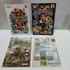 ニンテンドー６４　マリオパーティー３他　３作品　説明書のみ