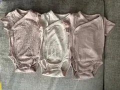 H&M オーガニックコットン ボディスーツ 3点セット
