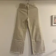 ZARA THE MARINE STRAIGHT デニムパンツ ベージュ 36のサムネイル