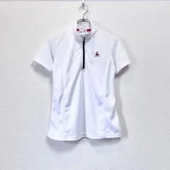 le coq sportif ルコックスポルティフ ハーフジップ 半袖シャツ