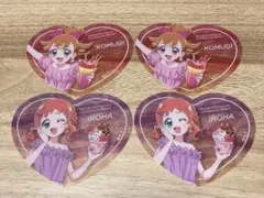 わんぷり　ハートクリアカード　犬飼こむぎ　犬飼いろは　ノーマル4枚セット