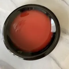 レトロな菓子鉢 丸型大　菓子椀 木製 漆器 24cm 黒×赤