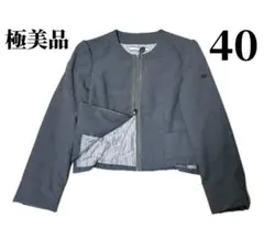 *美品* FOXEY NEWYORK ノーカラージャケット　38 2025年最新】FOXEY NEW YORK レディース ノーカラージャケットの人気