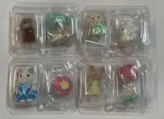 シルバニアファミリー　赤ちゃんお花畑のおともだちシリーズ 4種セット