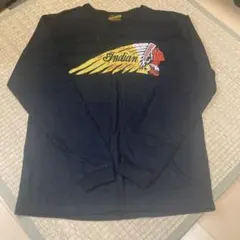 インディアンモーターサイクル 長袖シャツ M 黒