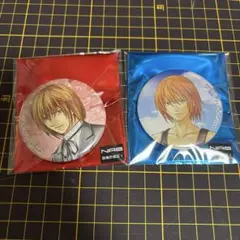 新テニスの王子様 学プリ ドキサバ 記念展 缶バッジ 2種 不二周助