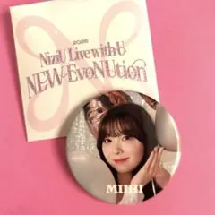 NiziU NEW EvoNUtion 缶バッチ ミイヒ
