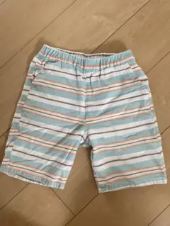 キッズ ハーフパンツ 130cm ボーダー柄