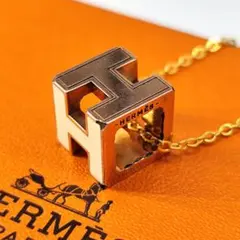 19719✨️エルメス カージュドアッシュ Ｈキューブ ネックレスのサムネイル