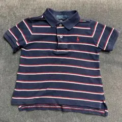 Polo by Ralph Lauren 80㎝ポロシャツ ネイビー/ストライプ