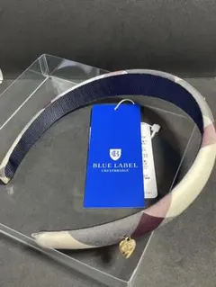 新品ダク付きBLUE LABEL CRESTBRIDGE チェック柄 ヘアバンドのサムネイル