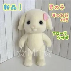 ★新品！【シルバニア ファミリー】フローラ ウサギ うさぎ 男の子 お花 子ども