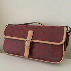 COACH コーチ シグネチャー ワンショルダー ハンドバッグ