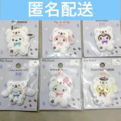セリア サンリオ パイルワッペン 6点セット sanrio