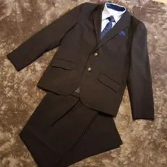 メインシルバー ブラック スーツ 160cm