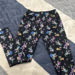 ミッキー・ミニー キャラクター柄レギンス M