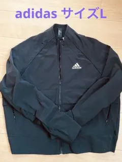 adidas ブラック ジャージ ジャケットのサムネイル