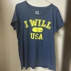 Under Armour レディース 半袖Tシャツ ネイビー XLサイズのサムネイル